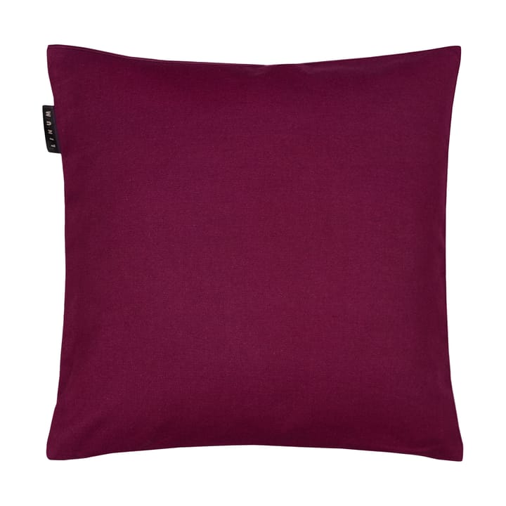 Μαξιλαροθήκη Annabell 40x40 εκ. - Burgundy red - Linum