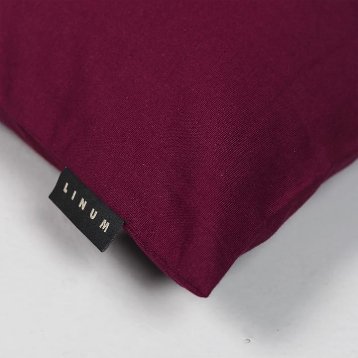 Μαξιλαροθήκη Annabell 40x40 εκ., Burgundy red Linum