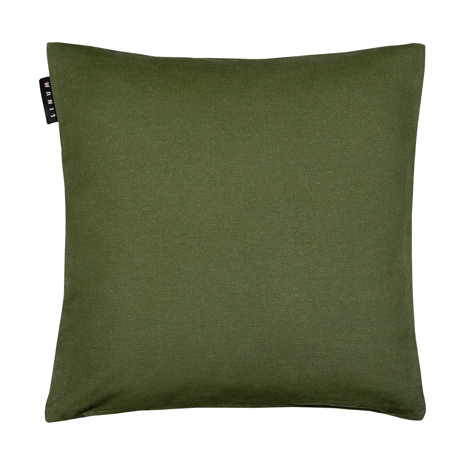 Μαξιλαροθήκη Annabell 40x40 εκ., Dark olive green Linum