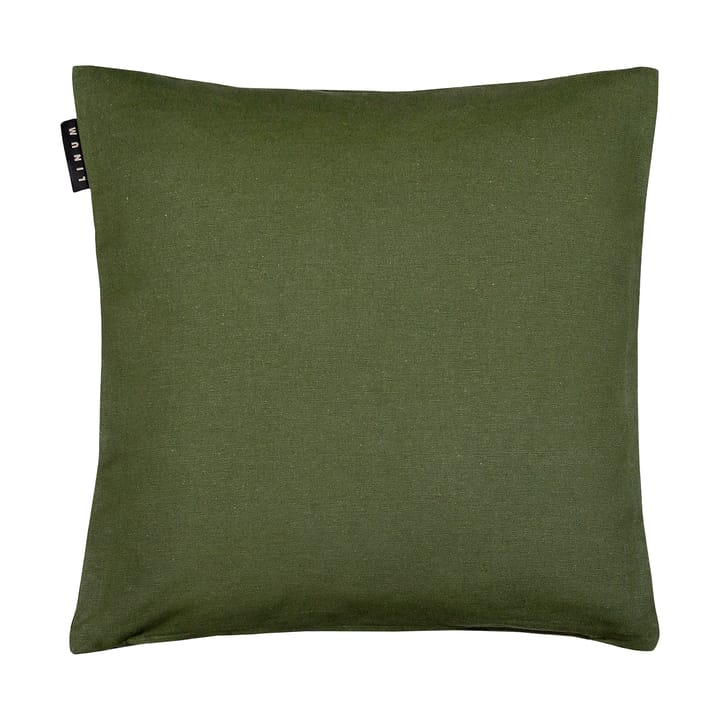 Μαξιλαροθήκη Annabell 40x40 εκ. - Dark olive green - Linum