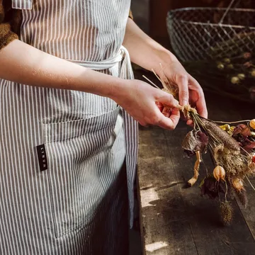 Ποδιά Emma - Καφέ Μουλβάδο - Linum