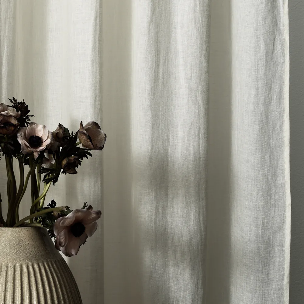 Intermezzo κουρτίνα, Κρεμ μπεζ Linum