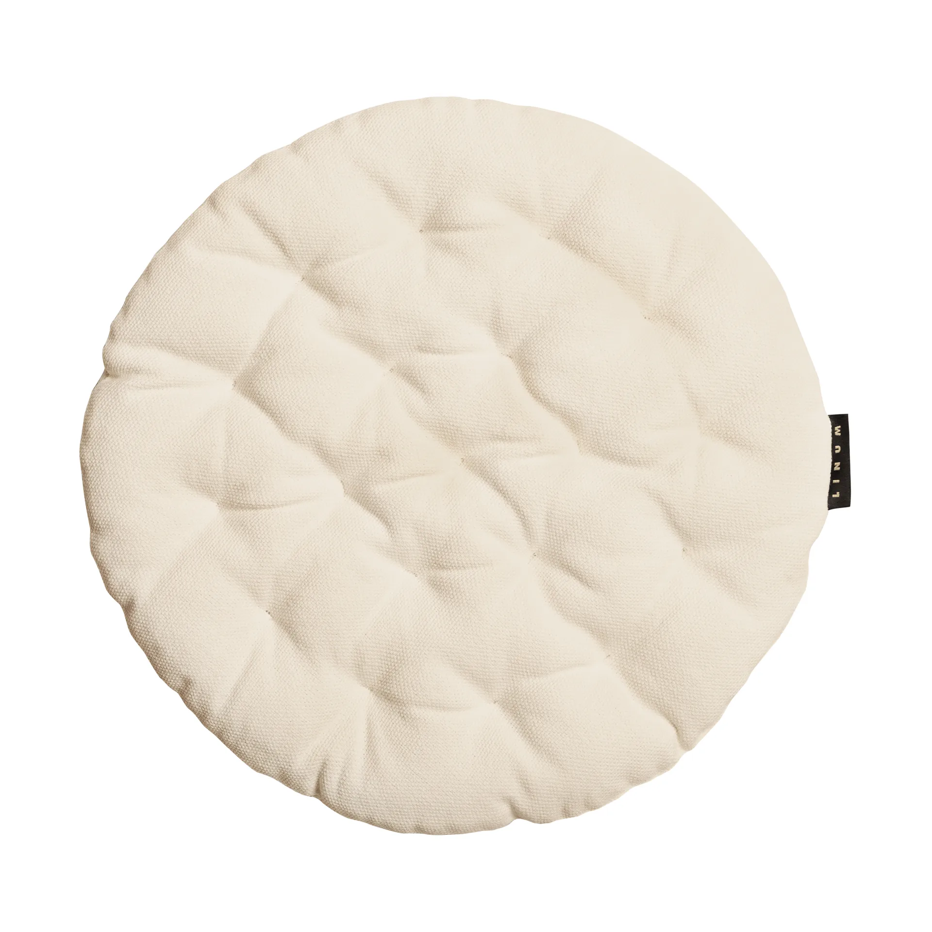 Pepper μαξιλαράκι καρέκλας Ø37 cm, Creamy beige Linum