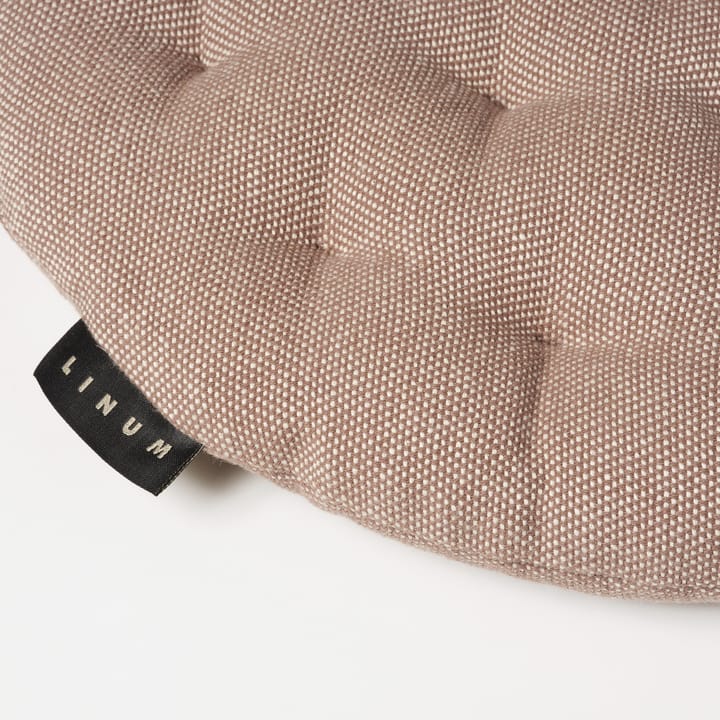 Pepper μαξιλαράκι καρέκλας Ø37 cm, Dark mole brown Linum