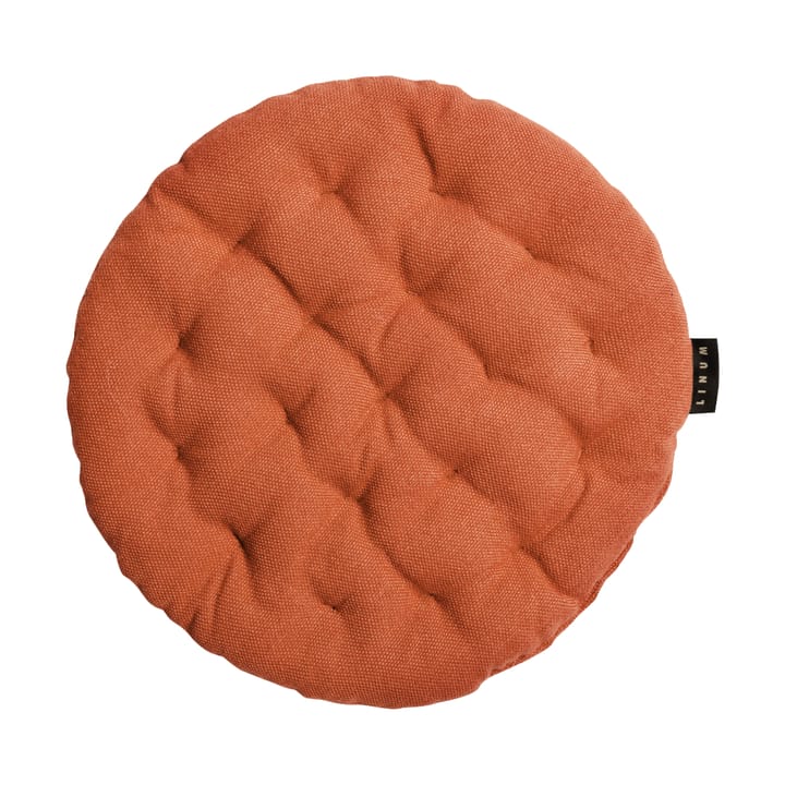 Pepper μαξιλαράκι καρέκλας Ø37 cm - Rust orange - Linum