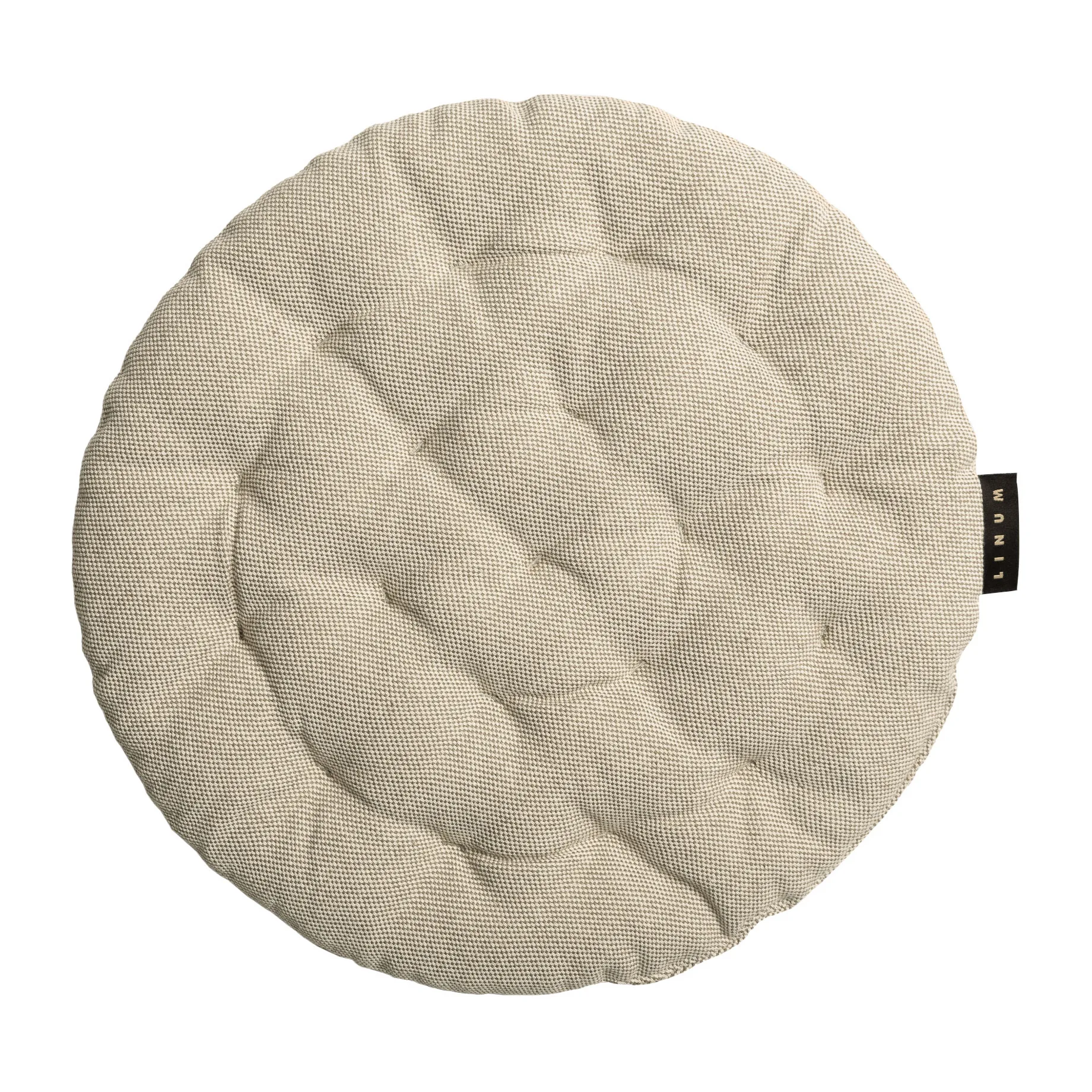 Pepper μαξιλαράκι καρέκλας Ø37 cm, Καφέ του μπρούτζου Linum