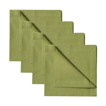 Robert πετσέτα συσκευασία 4 τεμαχίων - Χακί - Linum