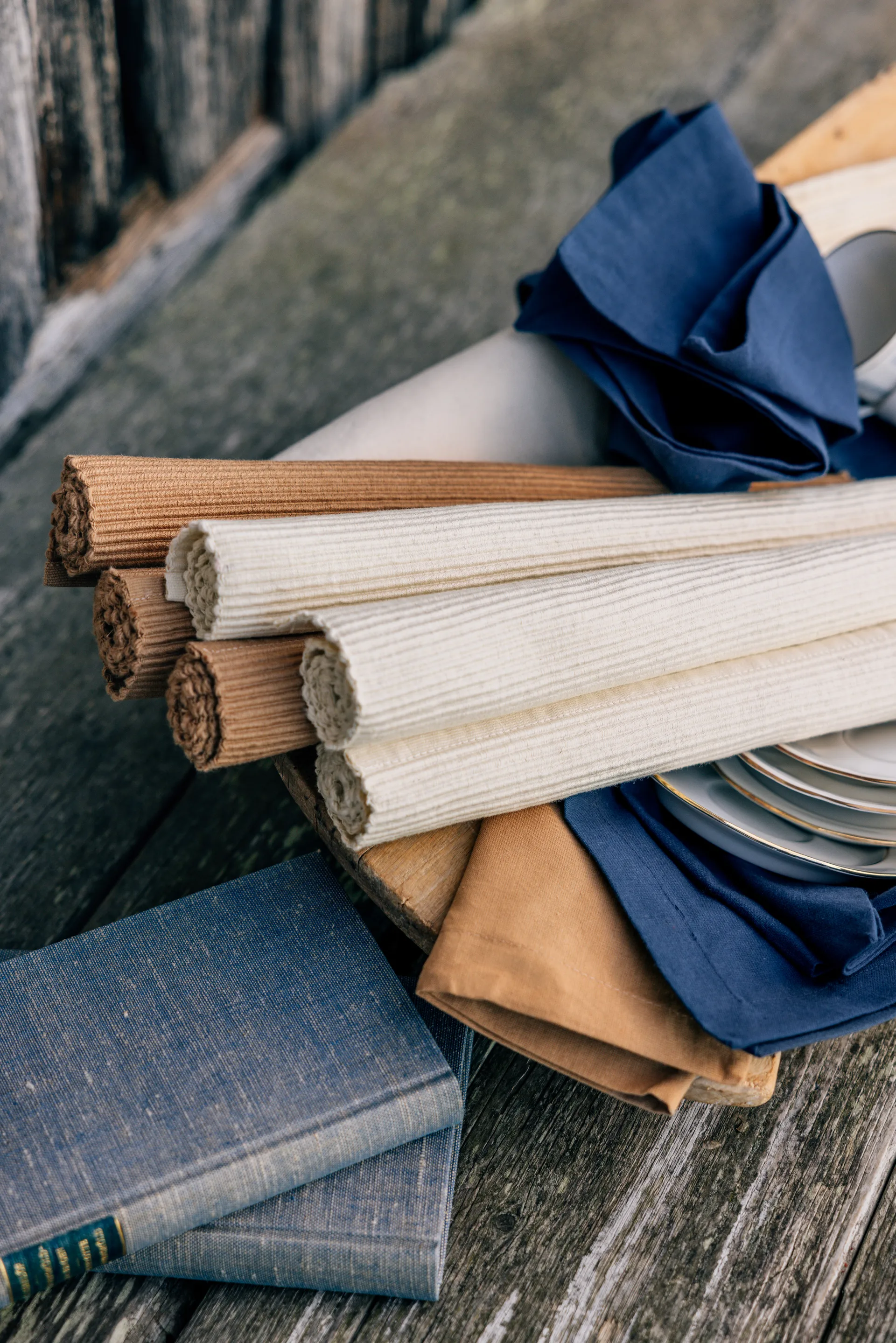 Σουπλά Uni 35x46 cm συσκευασία 4 τεμαχίων, Κρεμώδες μπεζ Linum