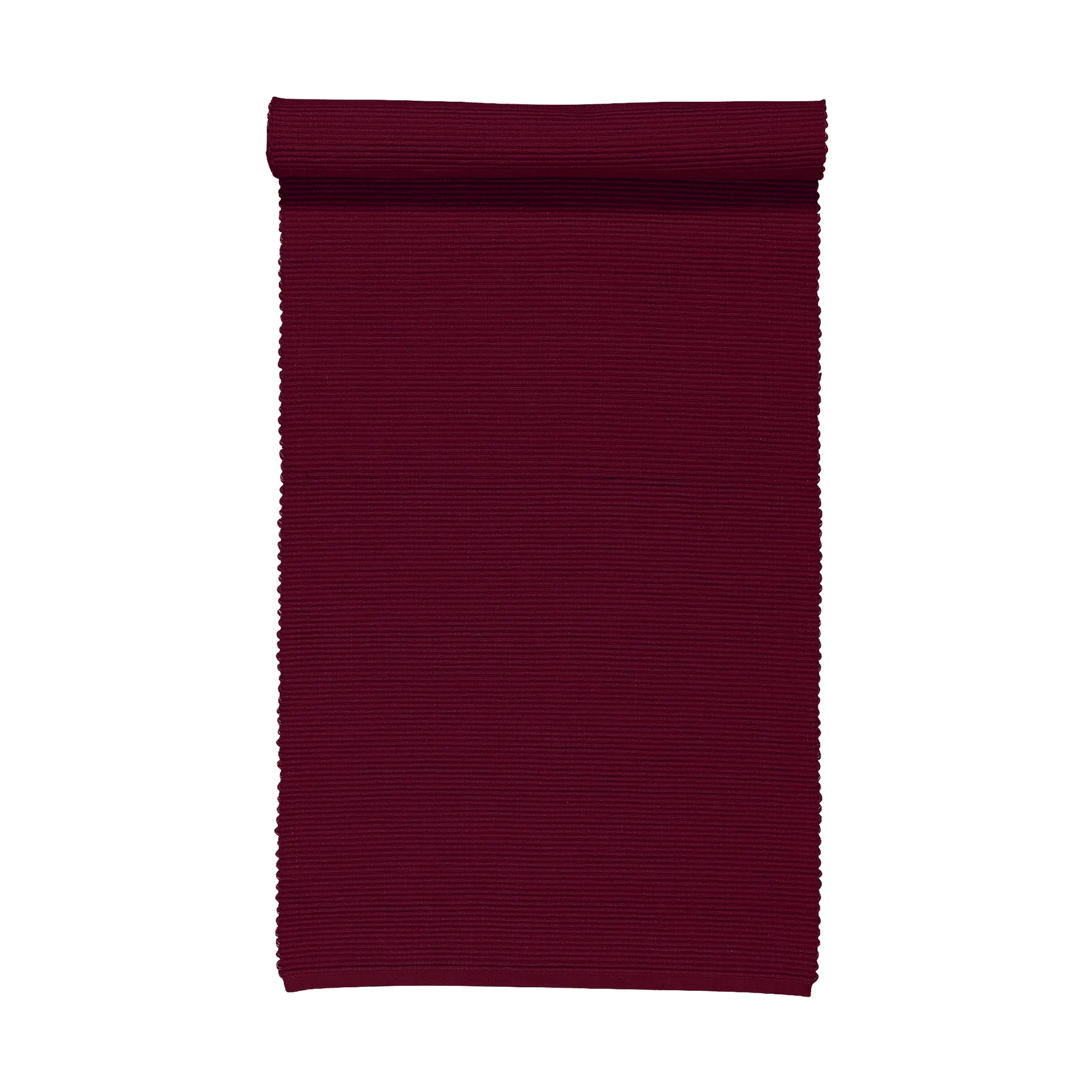 Δρομέας τραπεζιού Uni 45x150 cm, Burgundy red Linum