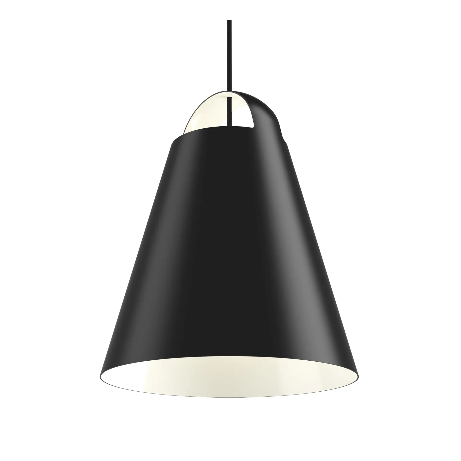 Above κρεμαστό φωτιστικό Ø40 cm, Μαύρο Louis Poulsen