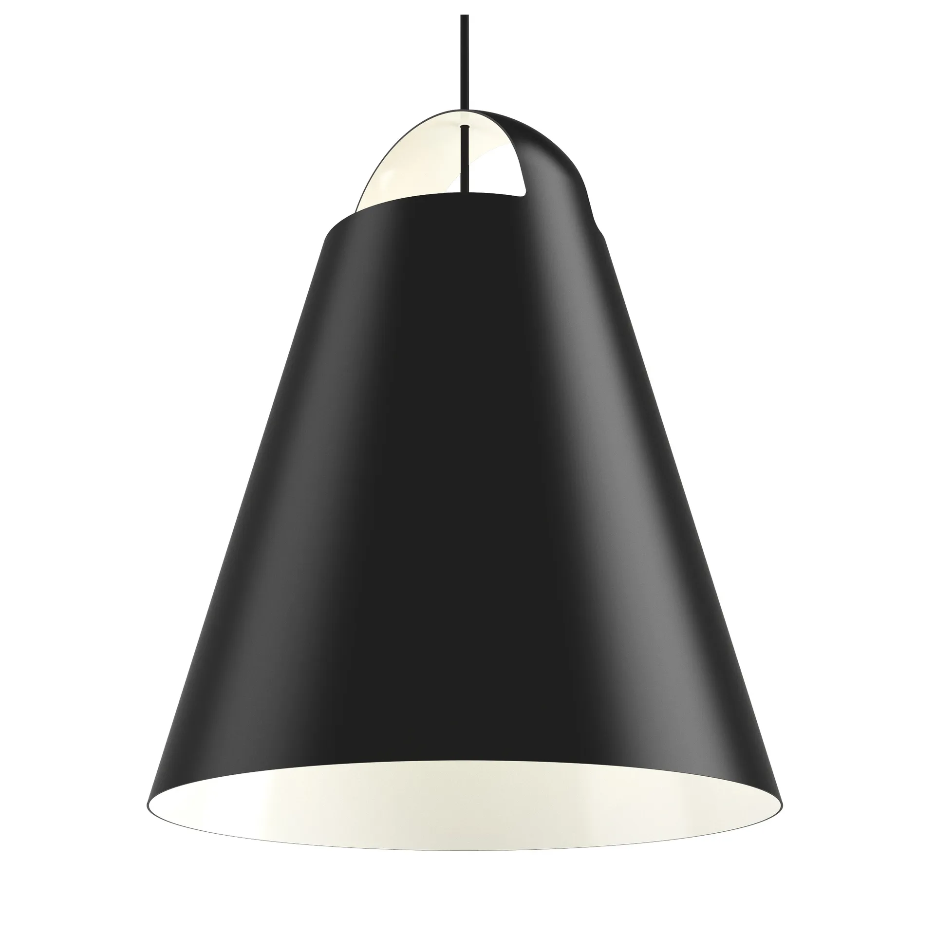Above κρεμαστό φωτιστικό Ø55 cm, Μαύρο Louis Poulsen