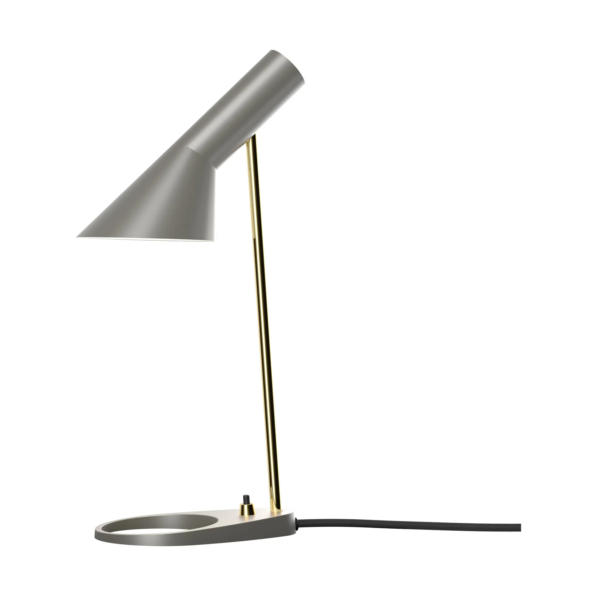 AJ MINI επιτραπέζιο φωτιστικό, Brass-warm grey Louis Poulsen