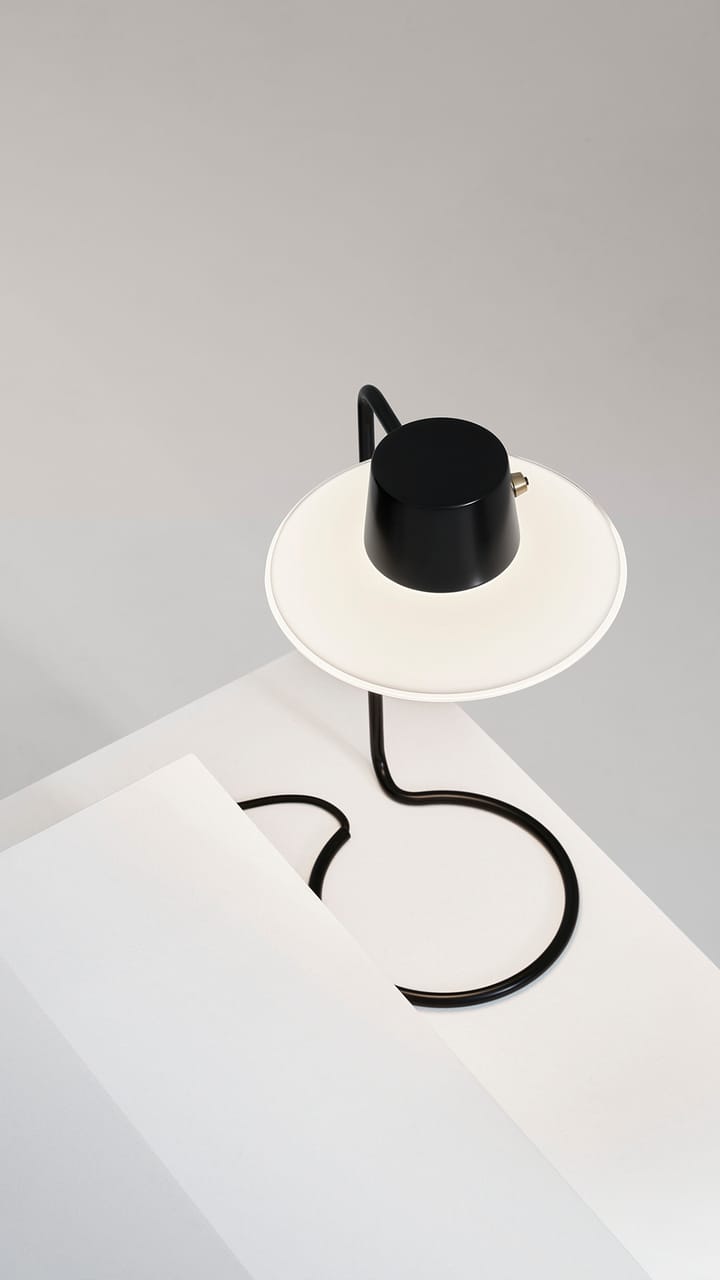 AJ Oxford επιτραπέζιο φωτιστικό 28 cm μαύρο, Οπαλίνα Louis Poulsen