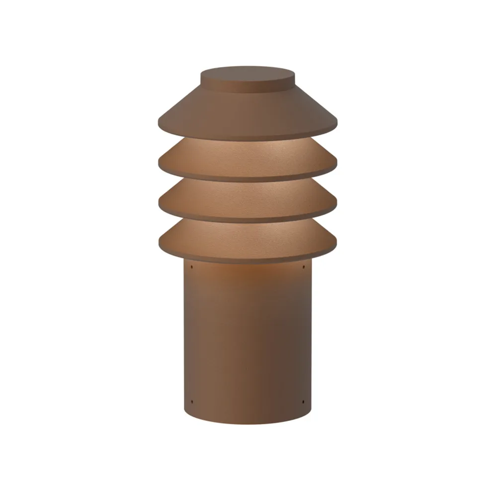 Bysted Garden Short w/o Προσαρμογέας κολωνάκια, Corten Louis Poulsen