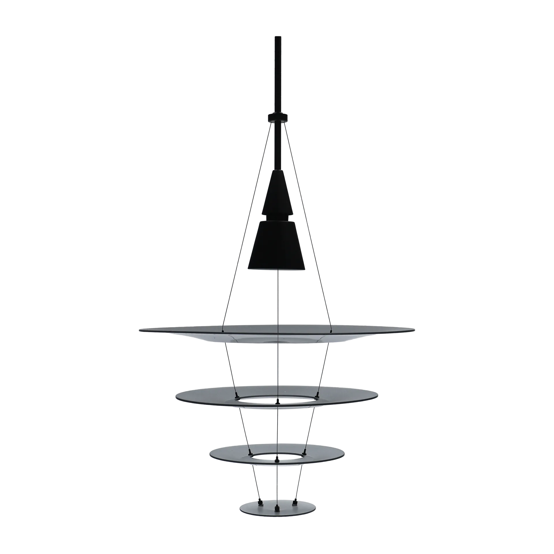 Κρεμαστό φωτιστικό Enigma 425, Μαύρο Louis Poulsen