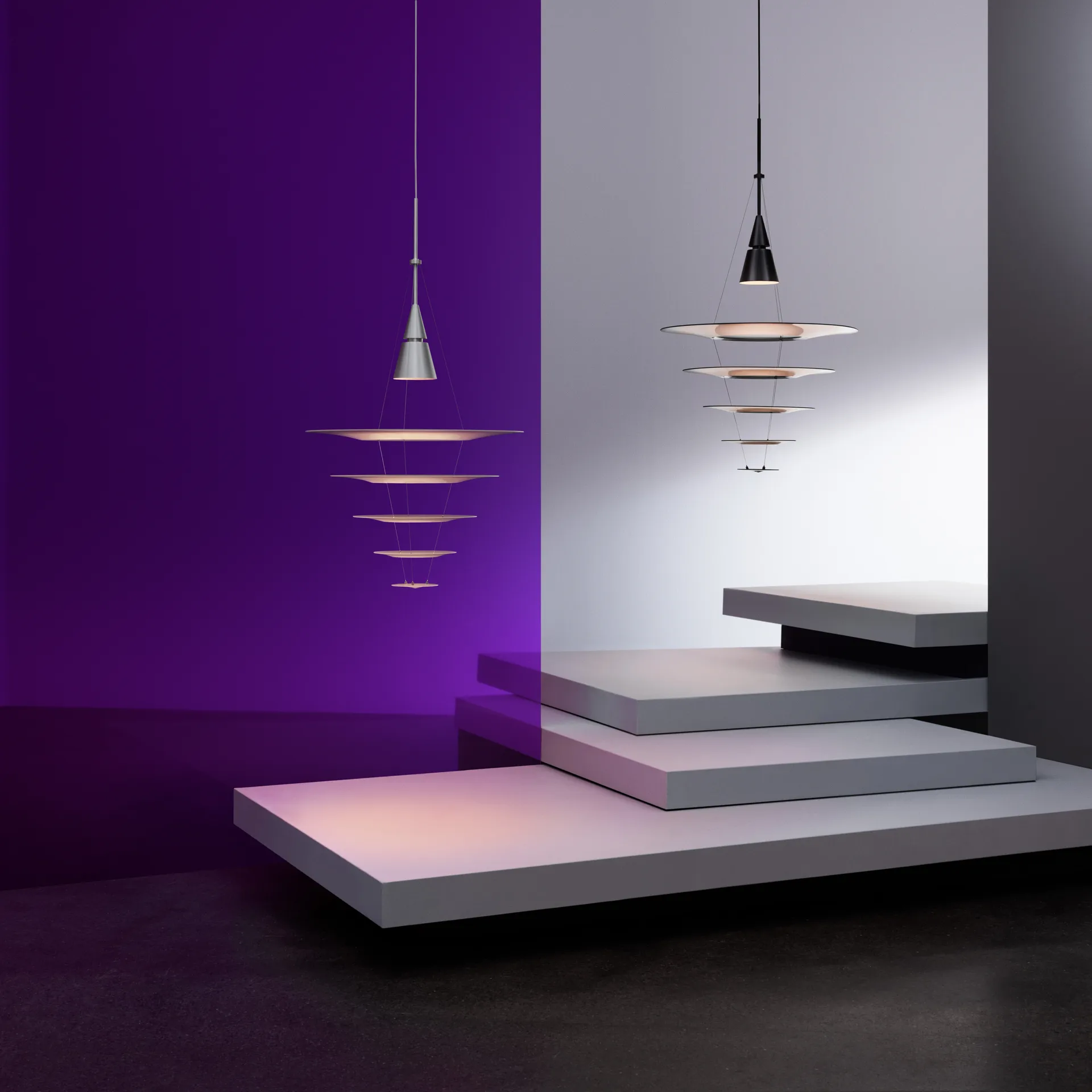 Enigma 545 κρεμαστό φωτιστικό, Λευκό Louis Poulsen