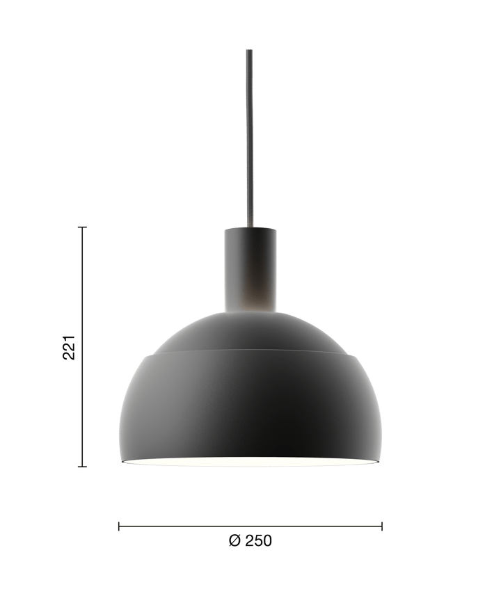 FJ Elements κρεμαστό φωτιστικό Ø25 cm, Black Louis Poulsen