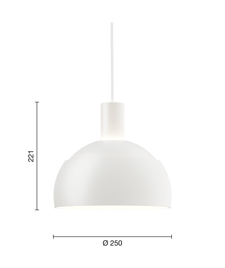 FJ Elements κρεμαστό φωτιστικό Ø25 cm, White Louis Poulsen