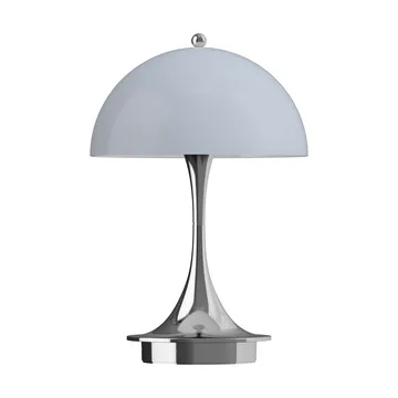Panthella 160 Portable v3 επιτραπέζιο φωτιστικό - Chrome opal bluegrey - Louis Poulsen