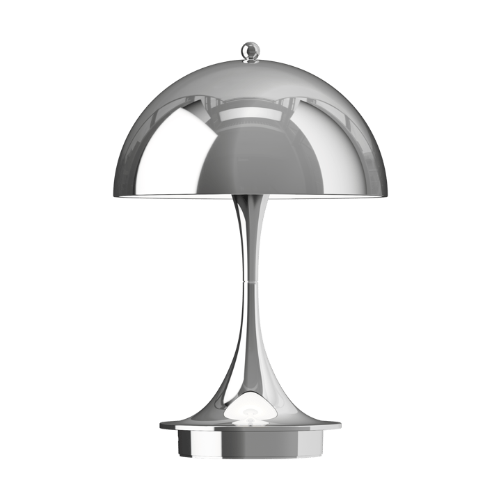Panthella 160 Portable v3 επιτραπέζιο φωτιστικό - Chrome - Louis Poulsen