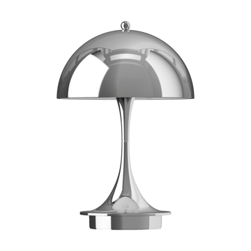 Panthella 160 Portable v3 επιτραπέζιο φωτιστικό - Chrome - Louis Poulsen