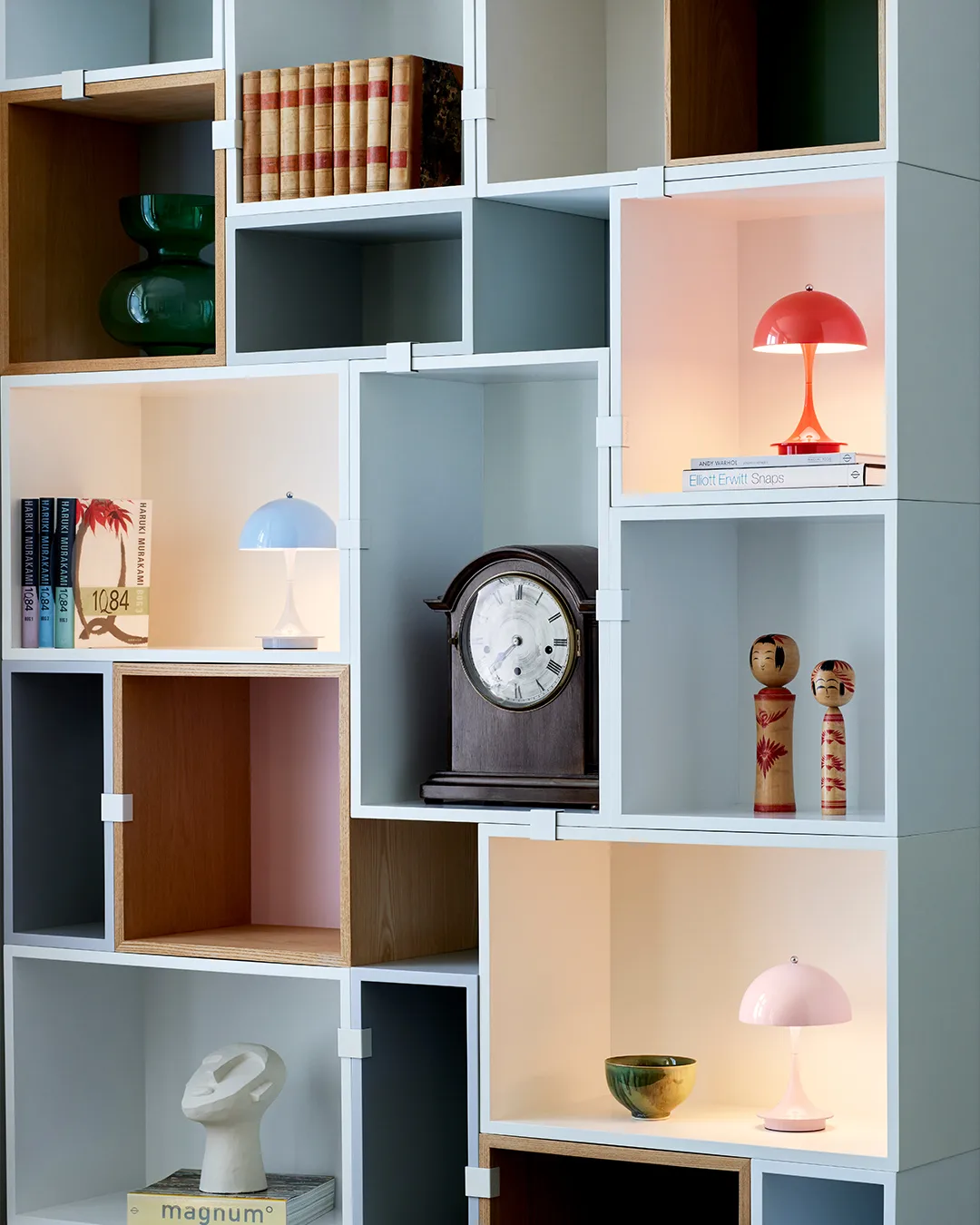 Panthella 160 portable επιτραπέζιο φωτιστικό, Γαλάζιο Louis Poulsen