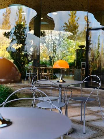 Panthella 250 φορητό επιτραπέζιο φωτιστικό V3 - Original Opal Orange - Louis Poulsen