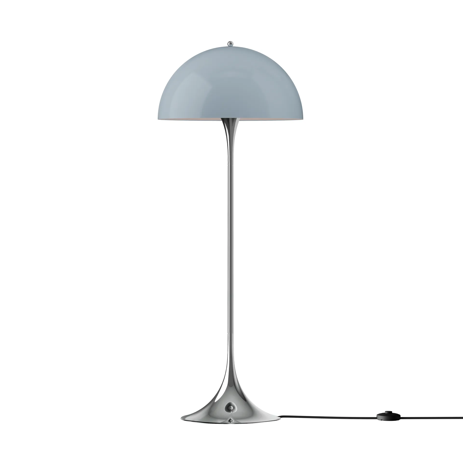 Panthella 500 επιδαπέδια λάμπα, Original opal blue grey Louis Poulsen