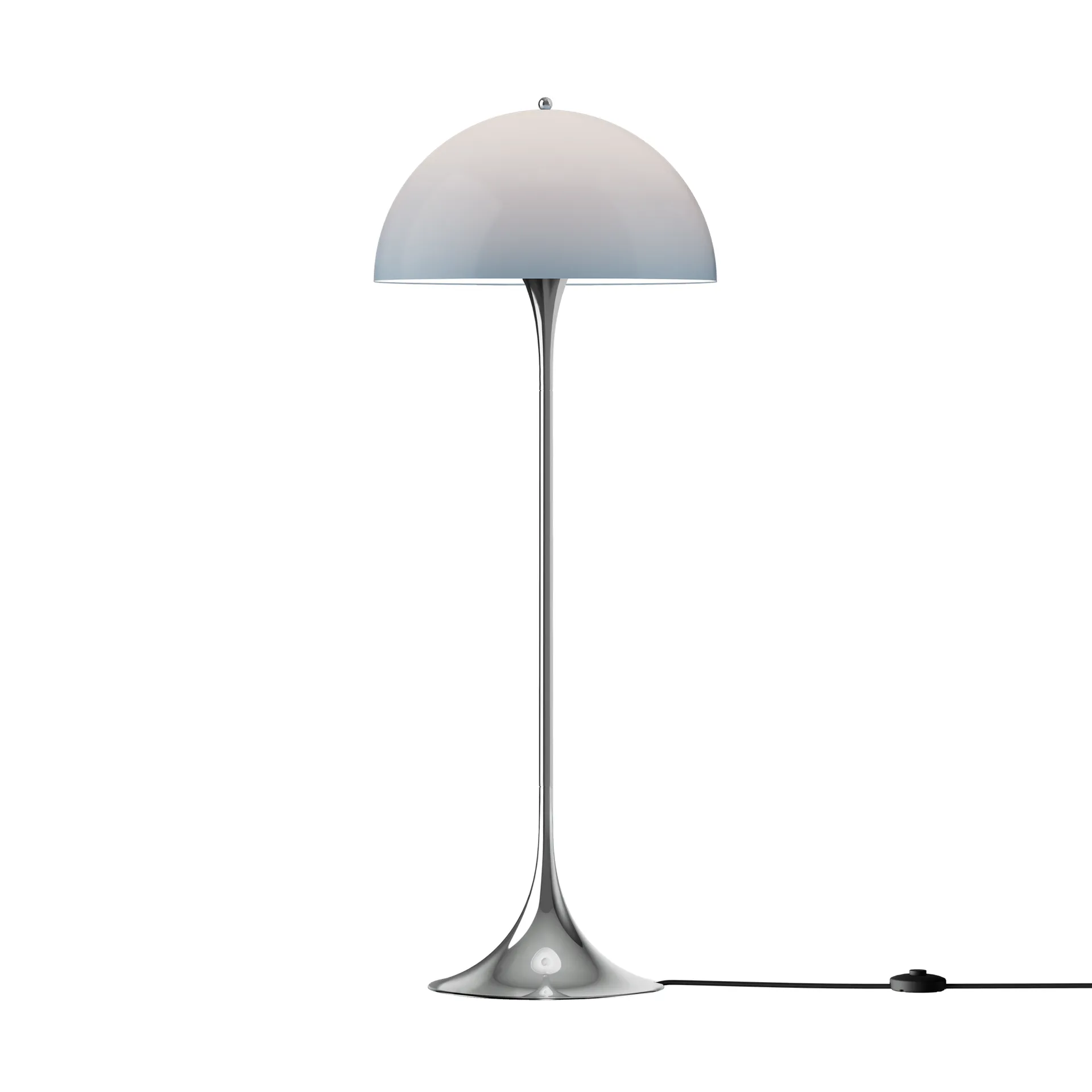 Panthella 500 επιδαπέδια λάμπα, Original opal blue grey Louis Poulsen