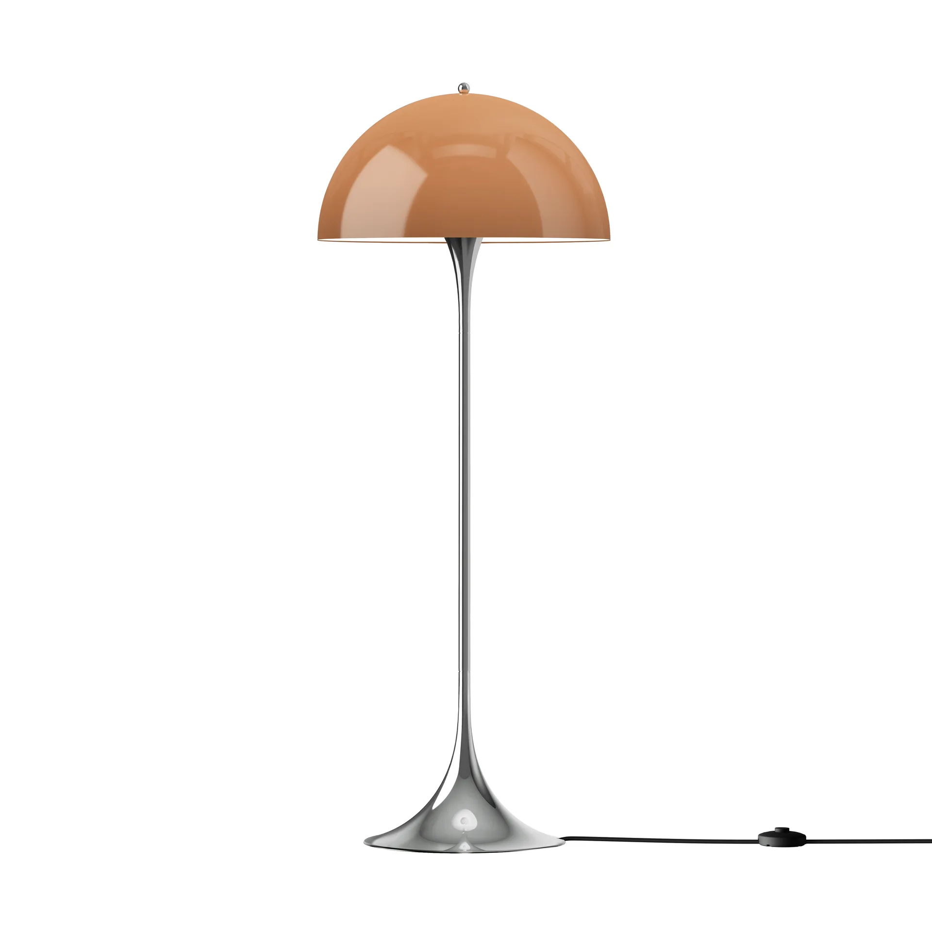 Panthella 500 επιδαπέδια λάμπα, Original opal brown Louis Poulsen