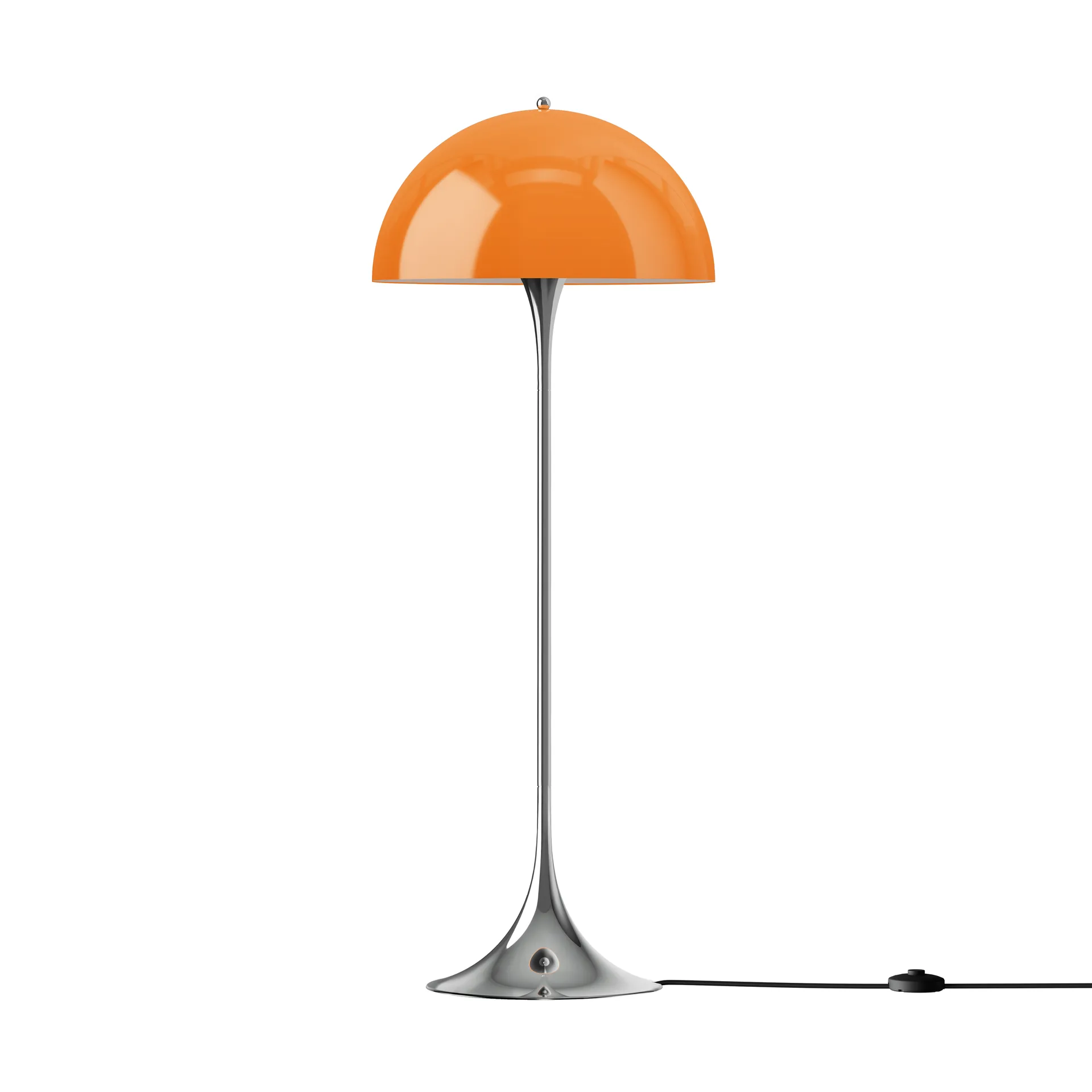 Panthella 500 επιδαπέδια λάμπα, Original opal orange Louis Poulsen
