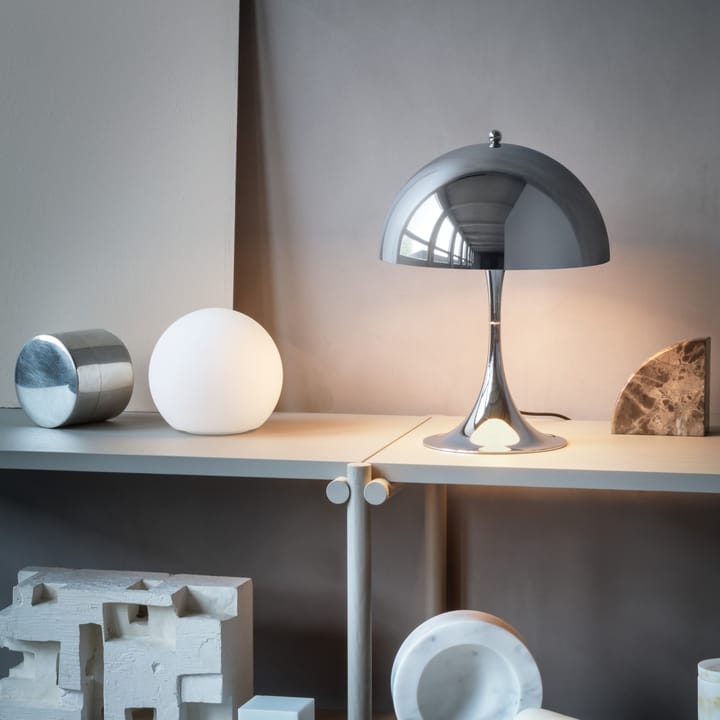 Panthella MINI επιτραπέζιο φωτιστικό, Χρώμιο Louis Poulsen