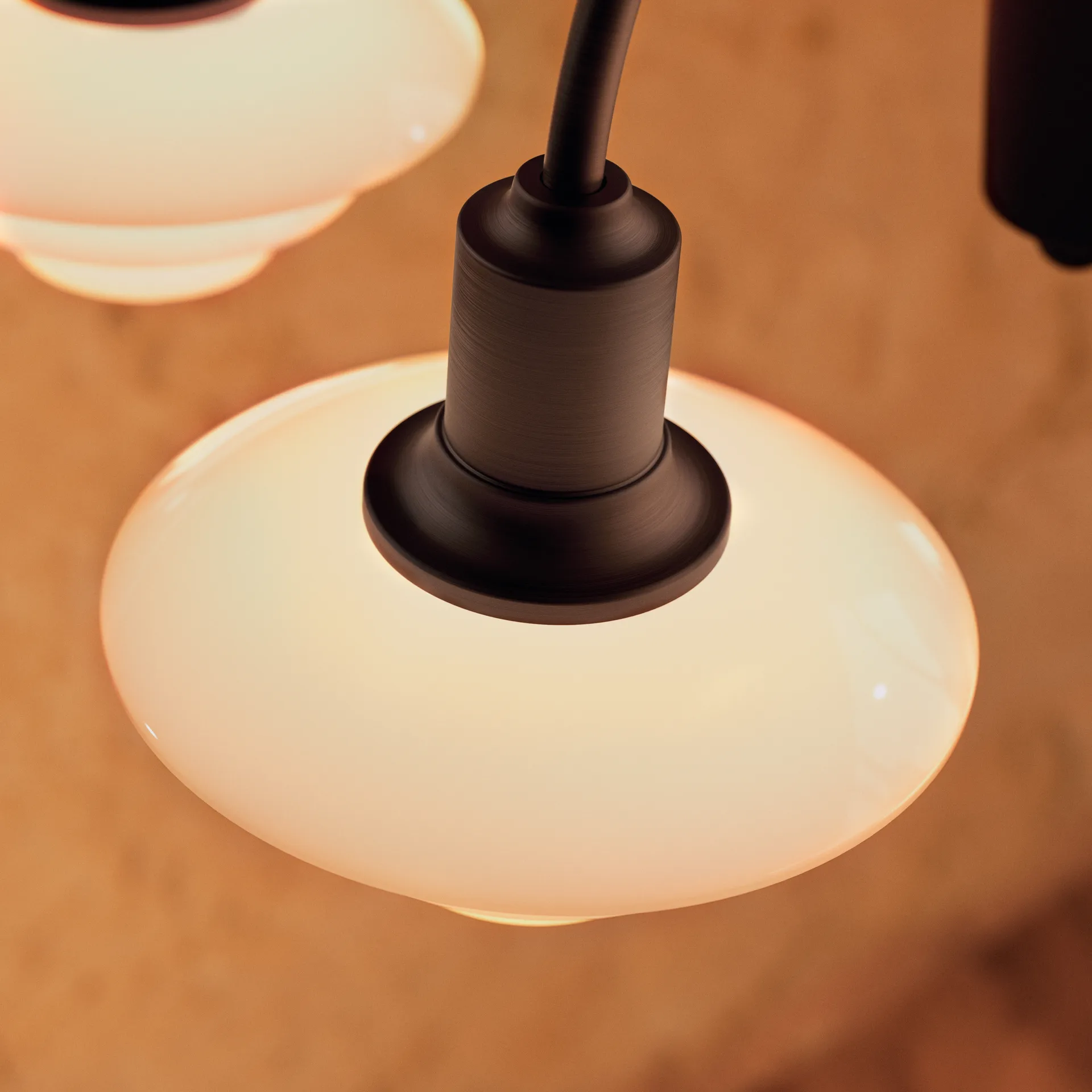 PH 1/1 Chandelier Centenary Edition πολυέλαιος, Brass-dusty terracotta, 3 βραχίονες Louis Poulsen