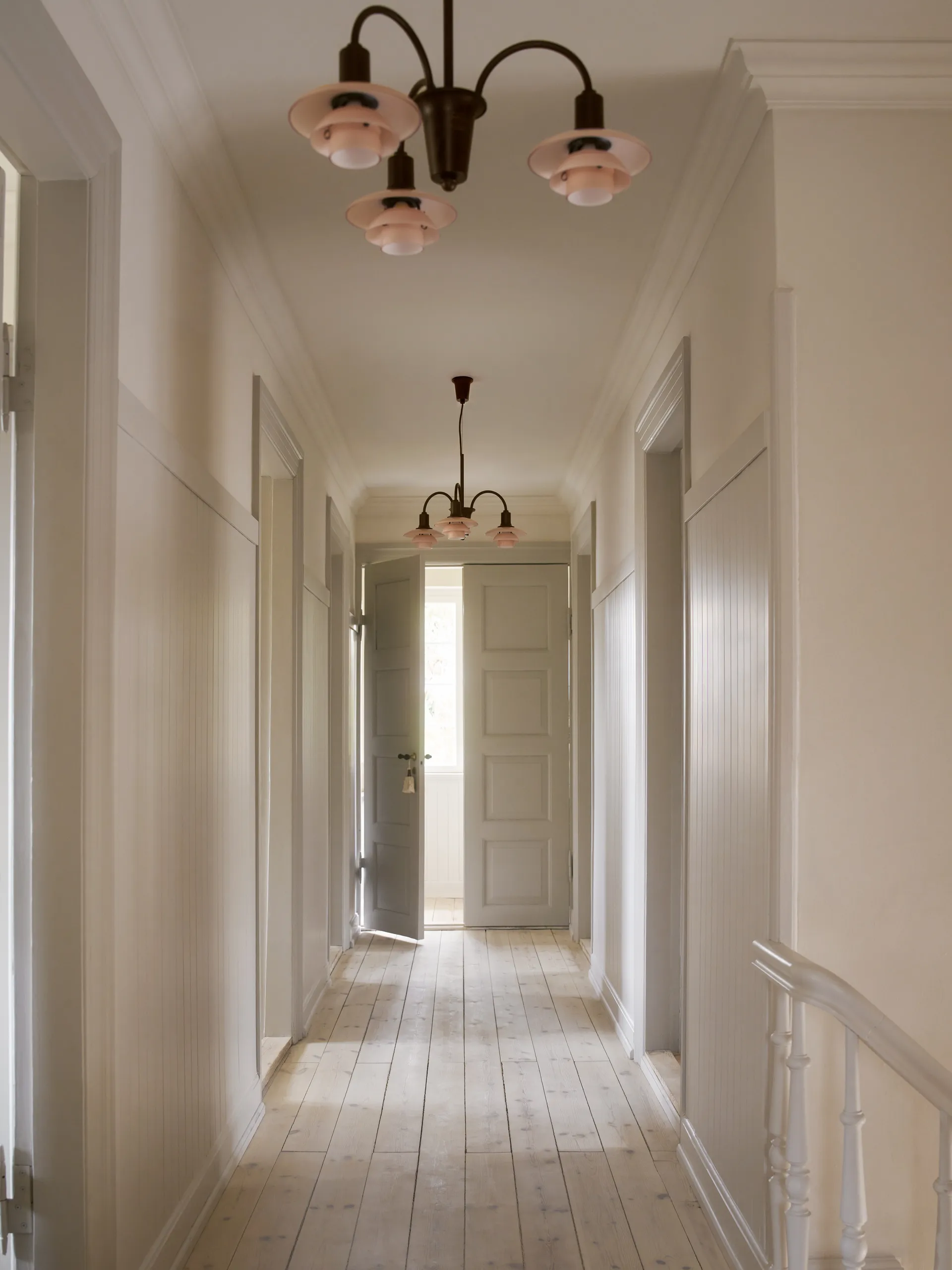 PH 1/1 Chandelier Centenary Edition πολυέλαιος, Brass-dusty terracotta, 3 βραχίονες Louis Poulsen