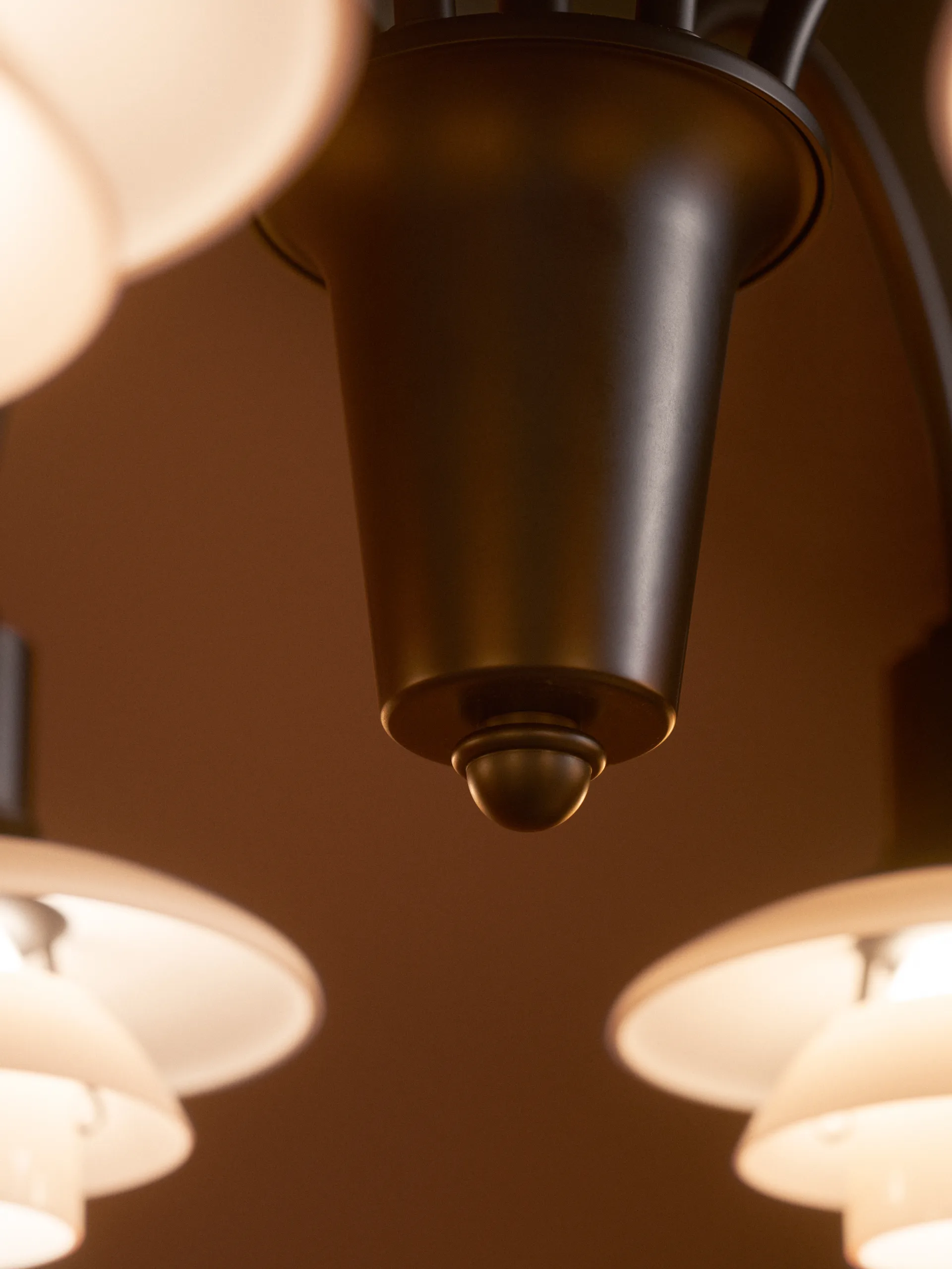 PH 1/1 Chandelier Centenary Edition πολυέλαιος, Brass-dusty terracotta, 9 βραχίονες Louis Poulsen