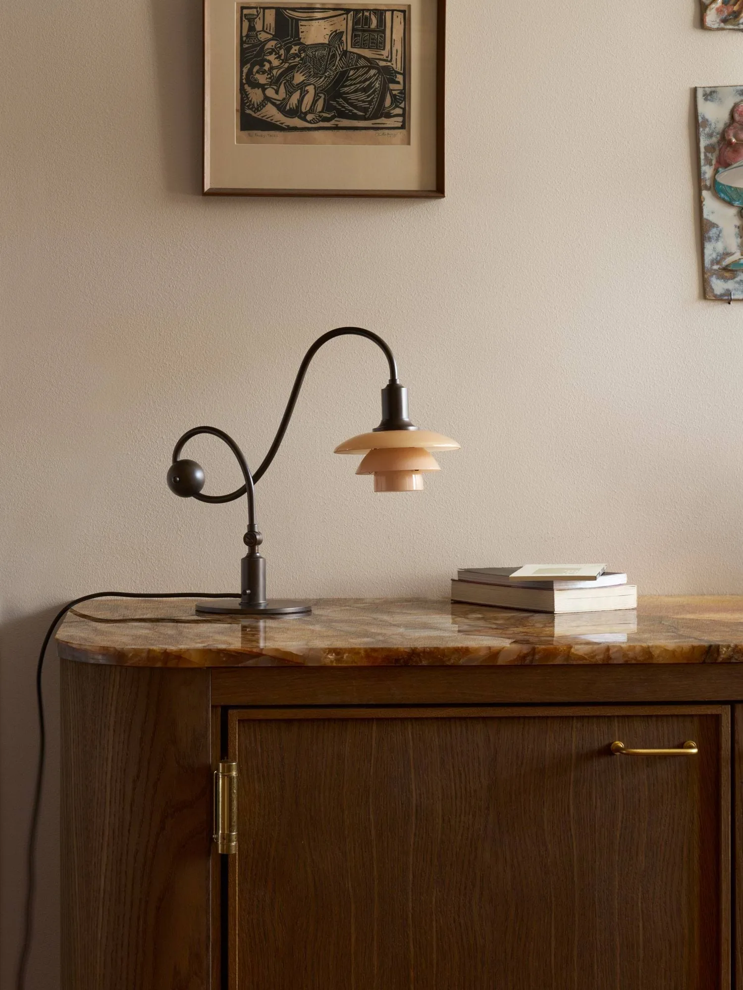PH 1/1 Piano επιτραπέζιο φωτιστικό, Dusty terracotta Louis Poulsen