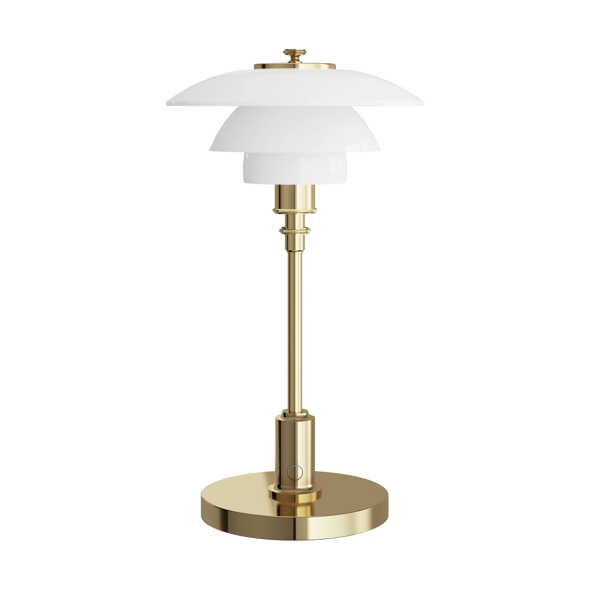 PH 1/1 φορητή επιτραπέζια λάμπα, Ορειχάλκινη επιμετάλλωση Louis Poulsen