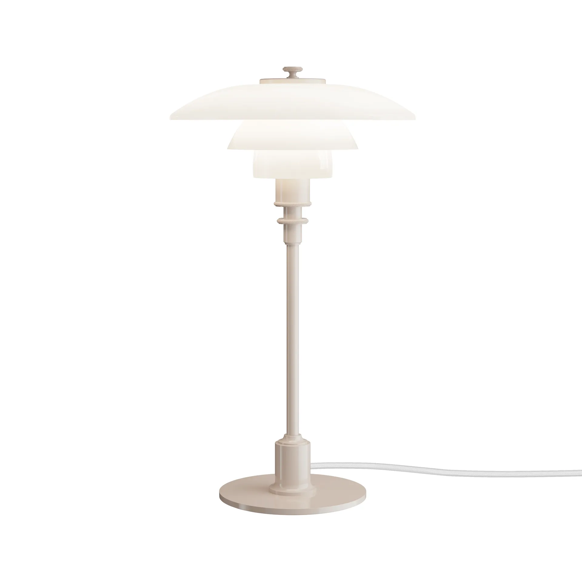 PH 2/1 επιτραπέζιο φωτιστικό, Glossy beige Louis Poulsen