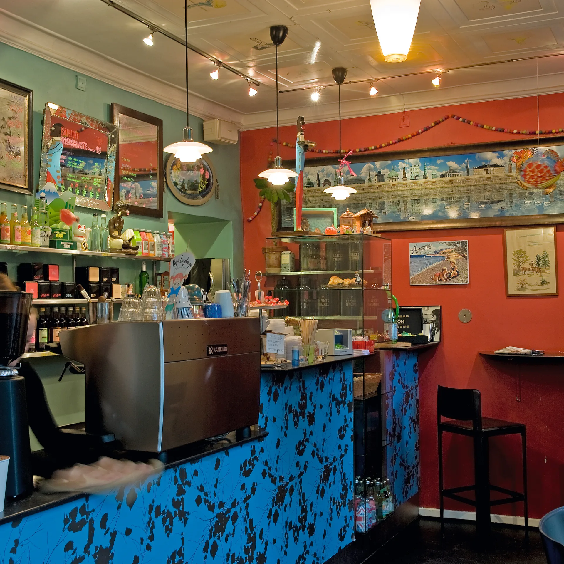 PH 2/1 κρεμαστό φωτιστικό, Χρωμιωμένο, με έντονη λάμψη Louis Poulsen