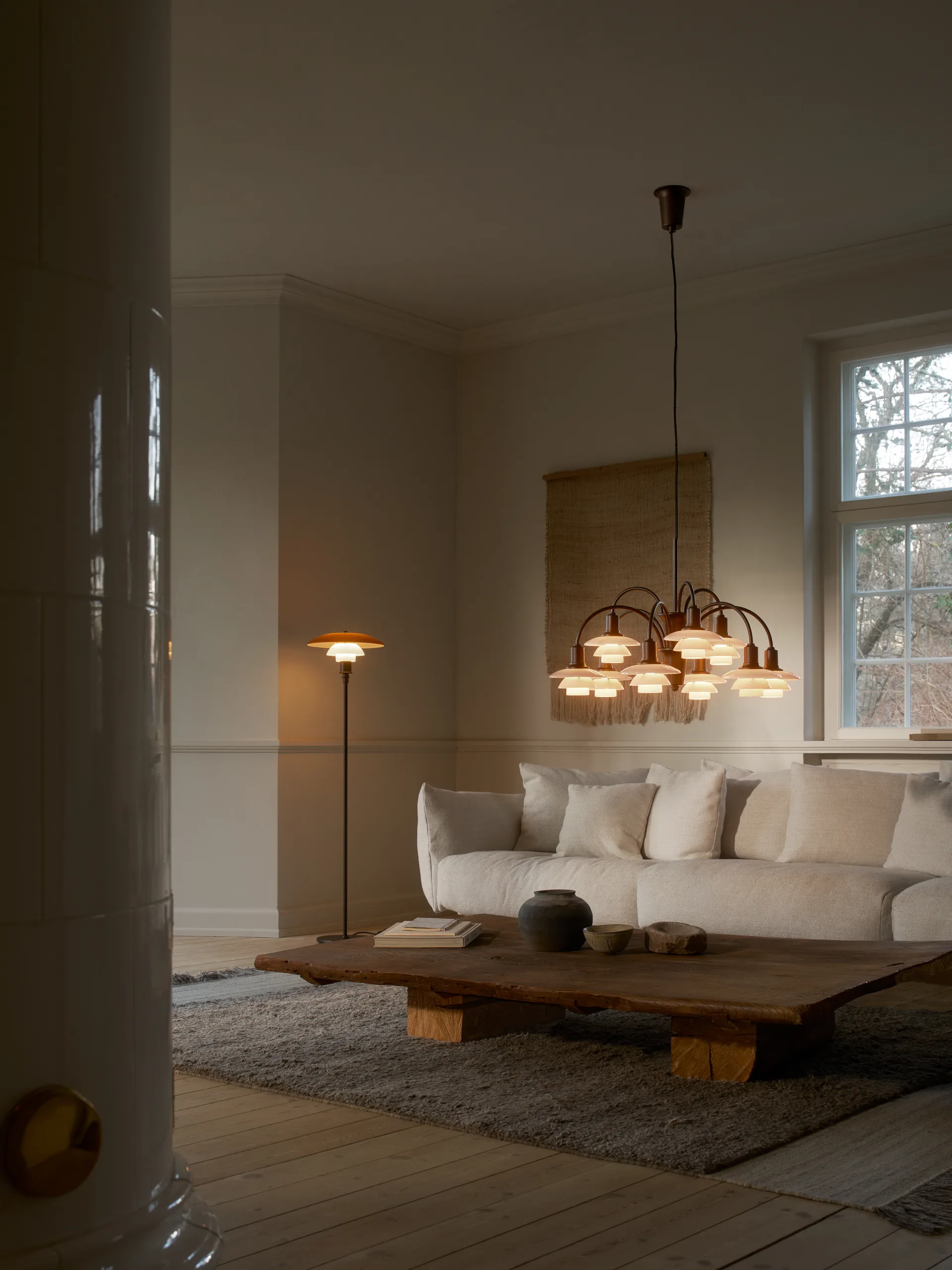 PH 3½-2½ επιδαπέδια λάμπα Centenary Edition, Amber-opal white Louis Poulsen