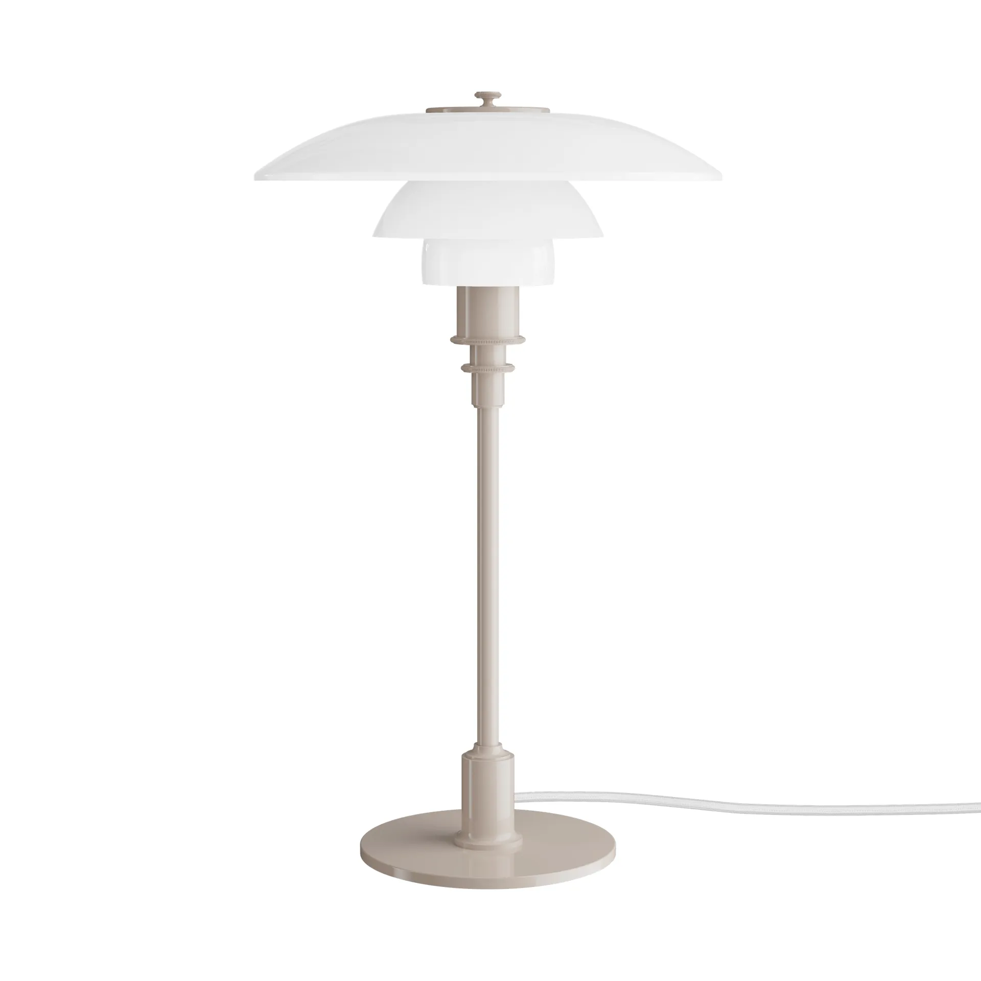 PH 3/2 επιτραπέζιο φωτιστικό, Glossy beige Louis Poulsen