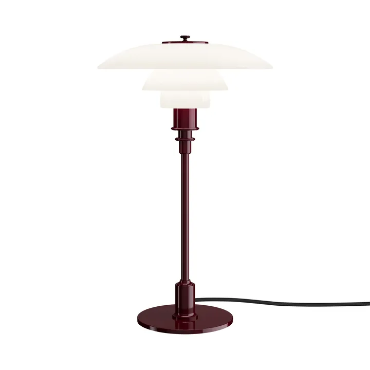 PH 3/2 επιτραπέζιο φωτιστικό - Glossy burgundy - Louis Poulsen