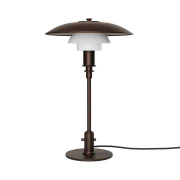 PH 3/2 Luna επιτραπέζιο φωτιστικό - Aged brass-Οπαλικό γυαλί - Louis Poulsen