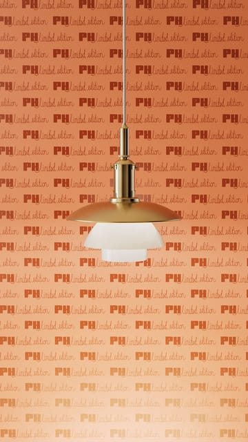 PH 3/3 κρεμαστό φωτιστικό Limited Edition - Ορείχαλκος-οπαλίνα - Louis Poulsen