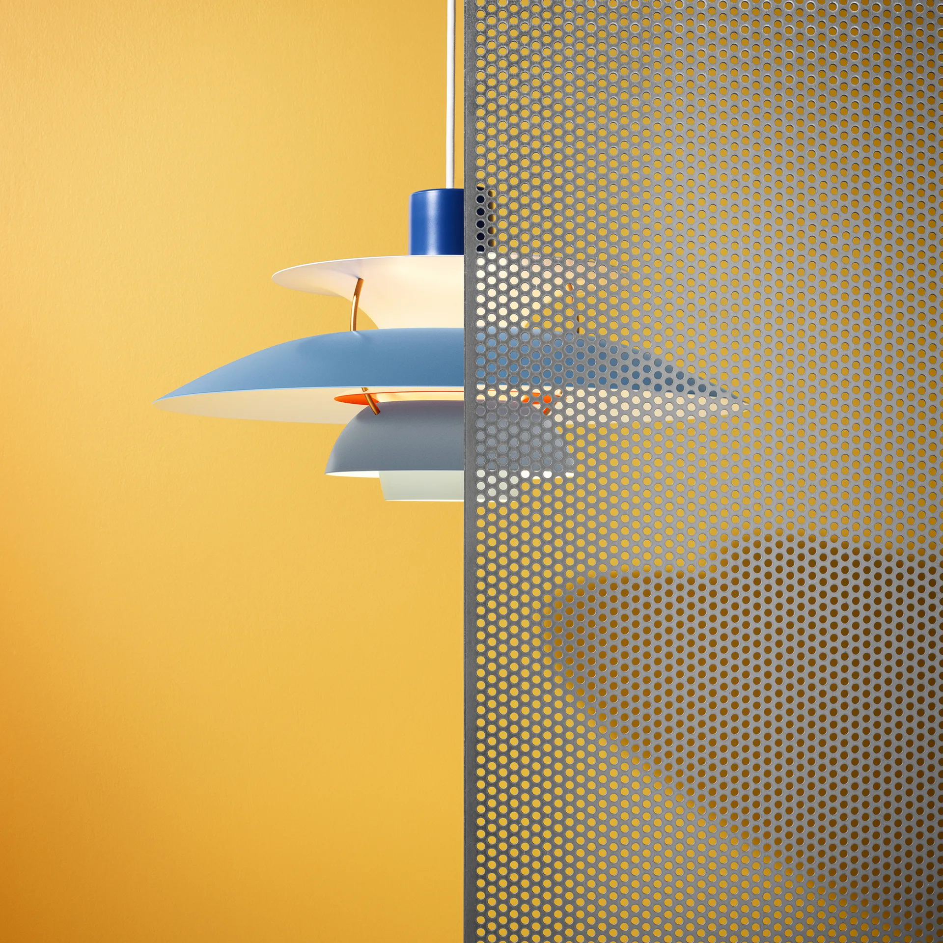 PH 5 κρεμαστό φωτιστικό, Ø300, Μπλε Louis Poulsen