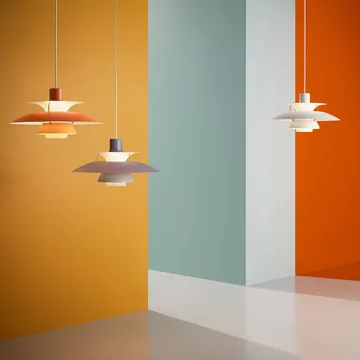 PH 5 κρεμαστό φωτιστικό - Ø500, Γκρι - Louis Poulsen