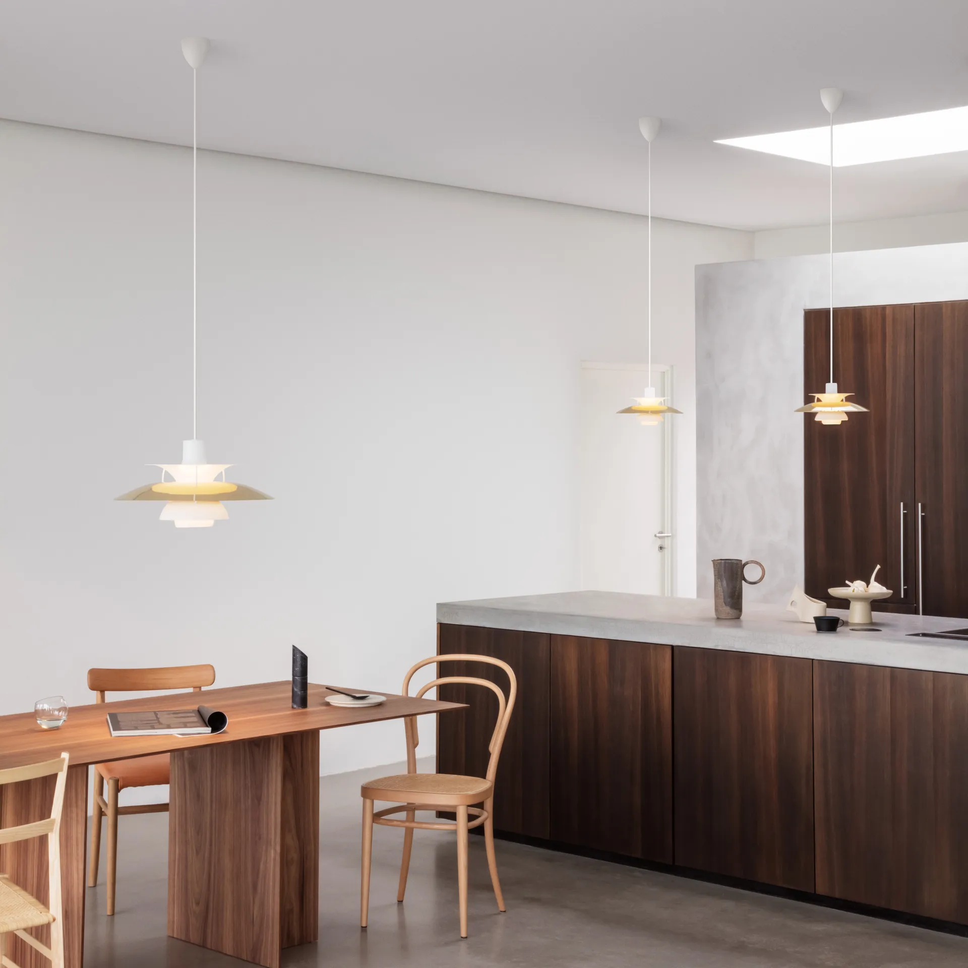 PH 5 MINI κρεμαστό φωτιστικό, Ορείχαλκος Louis Poulsen