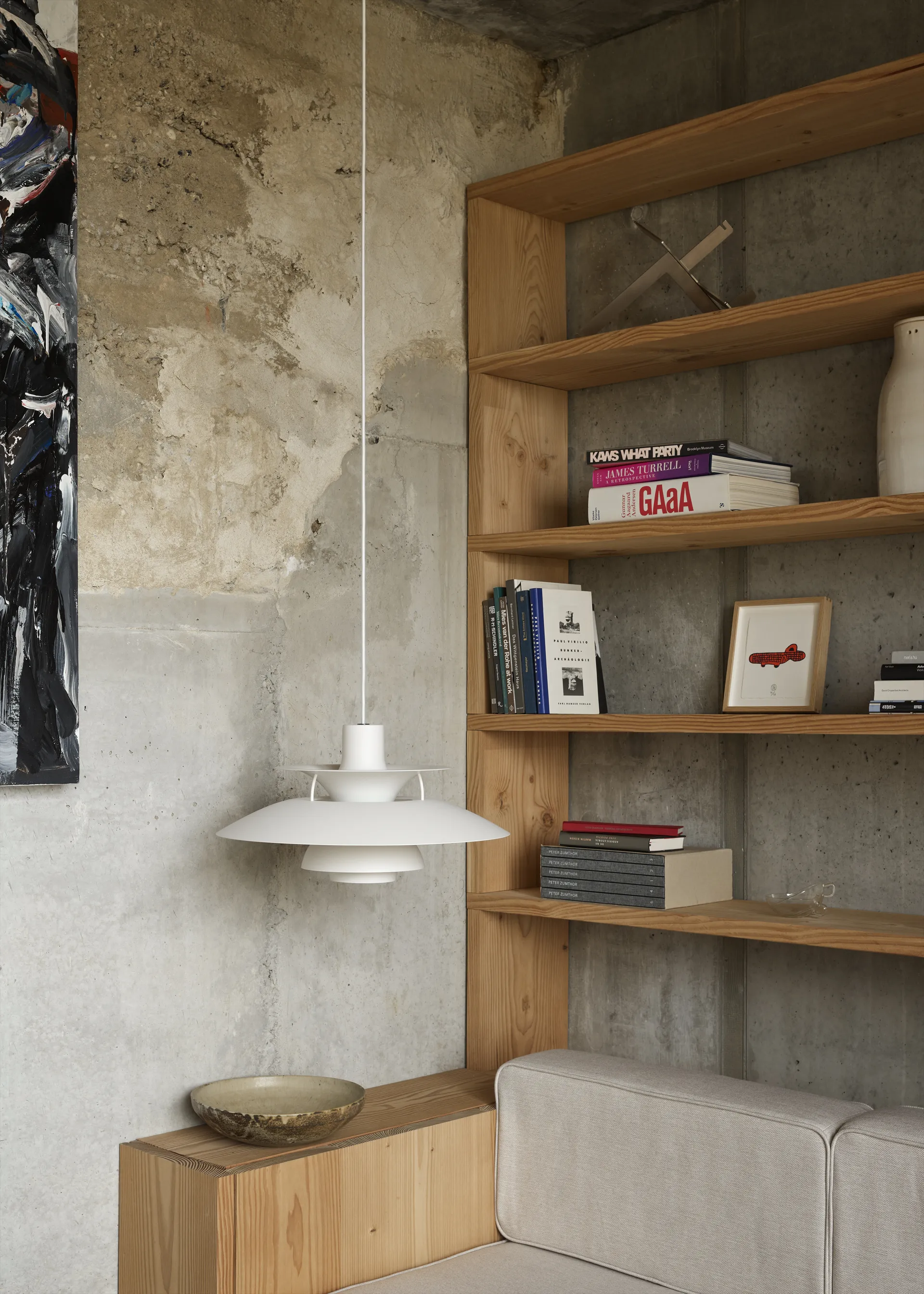 PH 5 κρεμαστό φωτιστικό μονόχρωμο, Pale blush Louis Poulsen