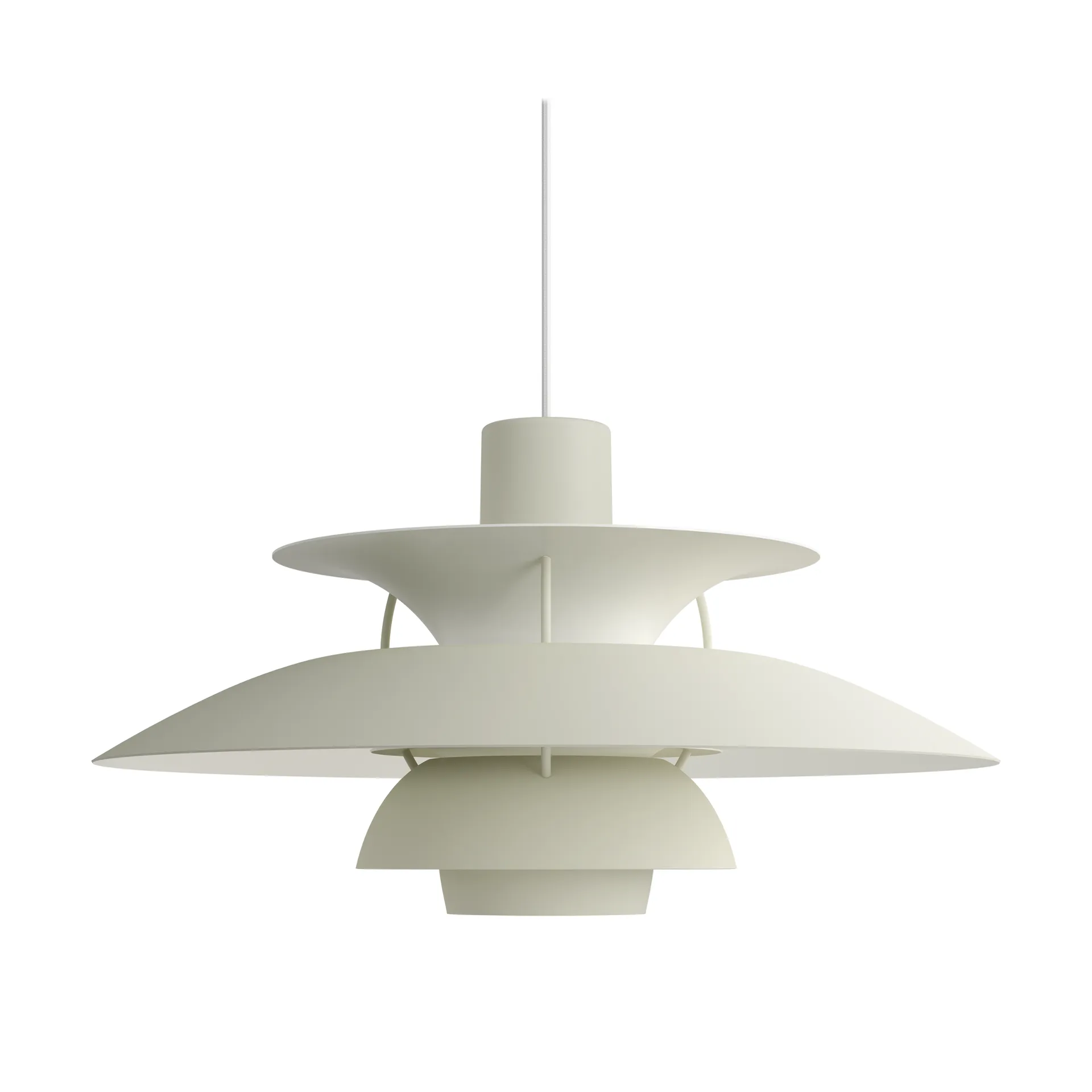 PH 5 κρεμαστό φωτιστικό μονόχρωμο, Pale pewter Louis Poulsen