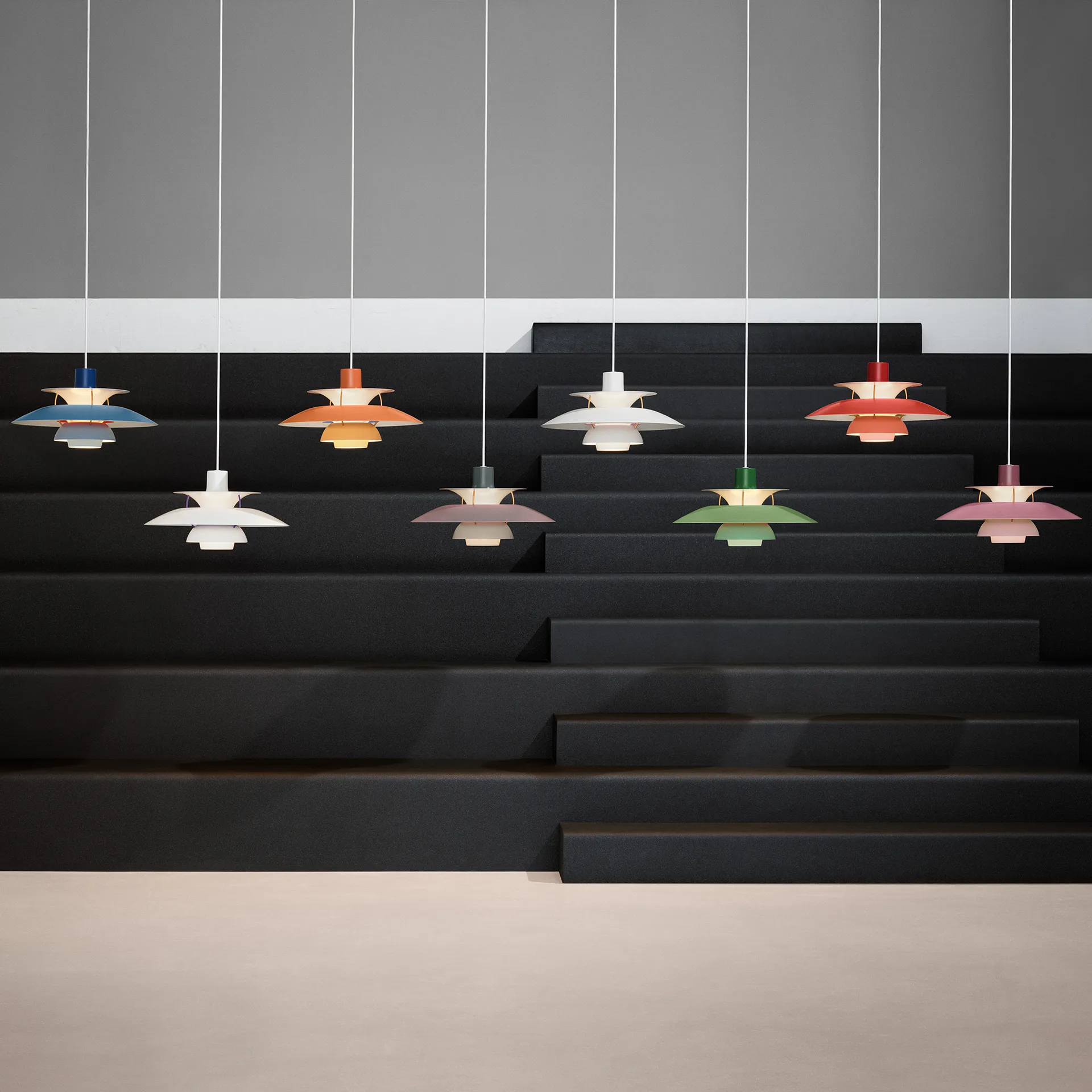 PH 5 κρεμαστό φωτιστικό, Μπλε Louis Poulsen